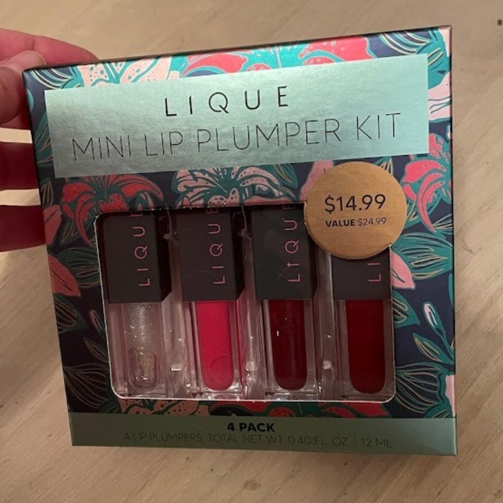 NIB LIQUE 4 Pack Mini Lip Plumper Kit